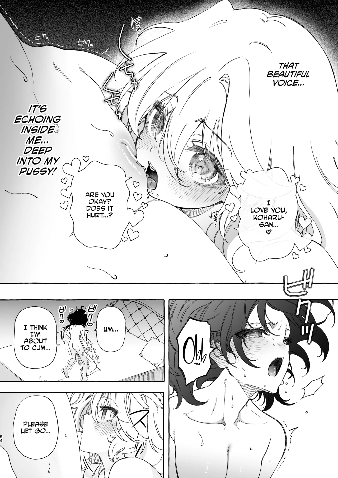 Mimi de Koishita Douryou ~OnaSuppo Onsei Otaku Onna ga Douryou no Koe ni Hannou Shite Ikimakuri~ page 54