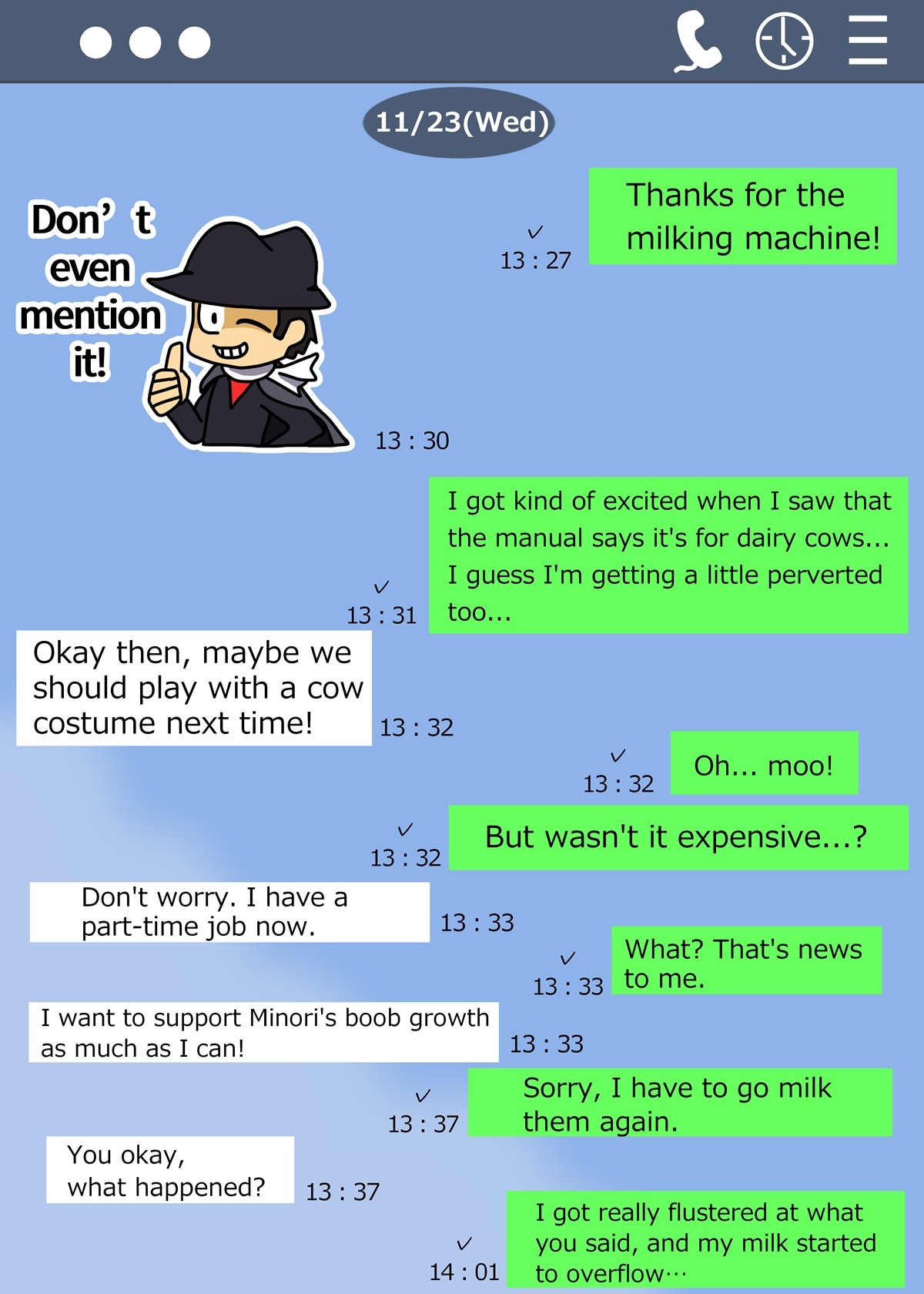 Minori no Chounyuu-ka Kiroku ~Ore no Tame ni Oppai Ookiku shite kureru Kanojo~ page 27
