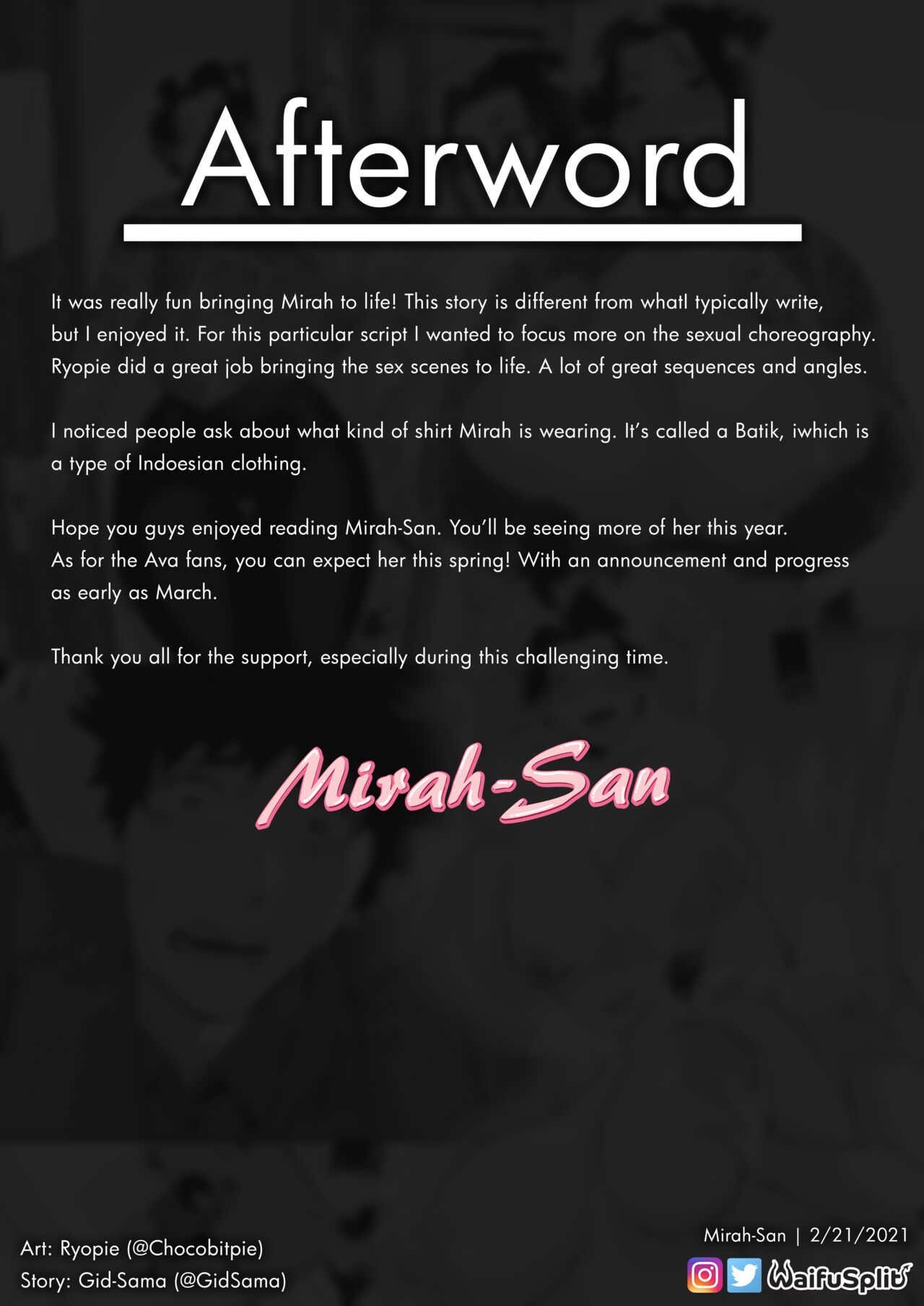 Mirah San + Special page 33