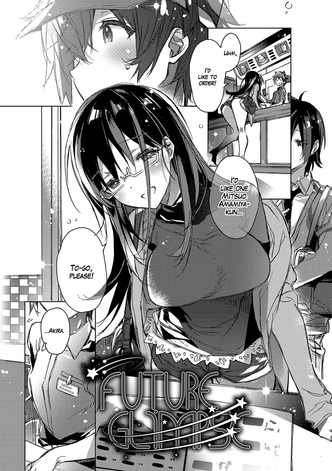 Mirai Chirari (Akai Ito ga Tsunagaru Anata to KISS ga Shitai.) [English] =White Symphony= page 1