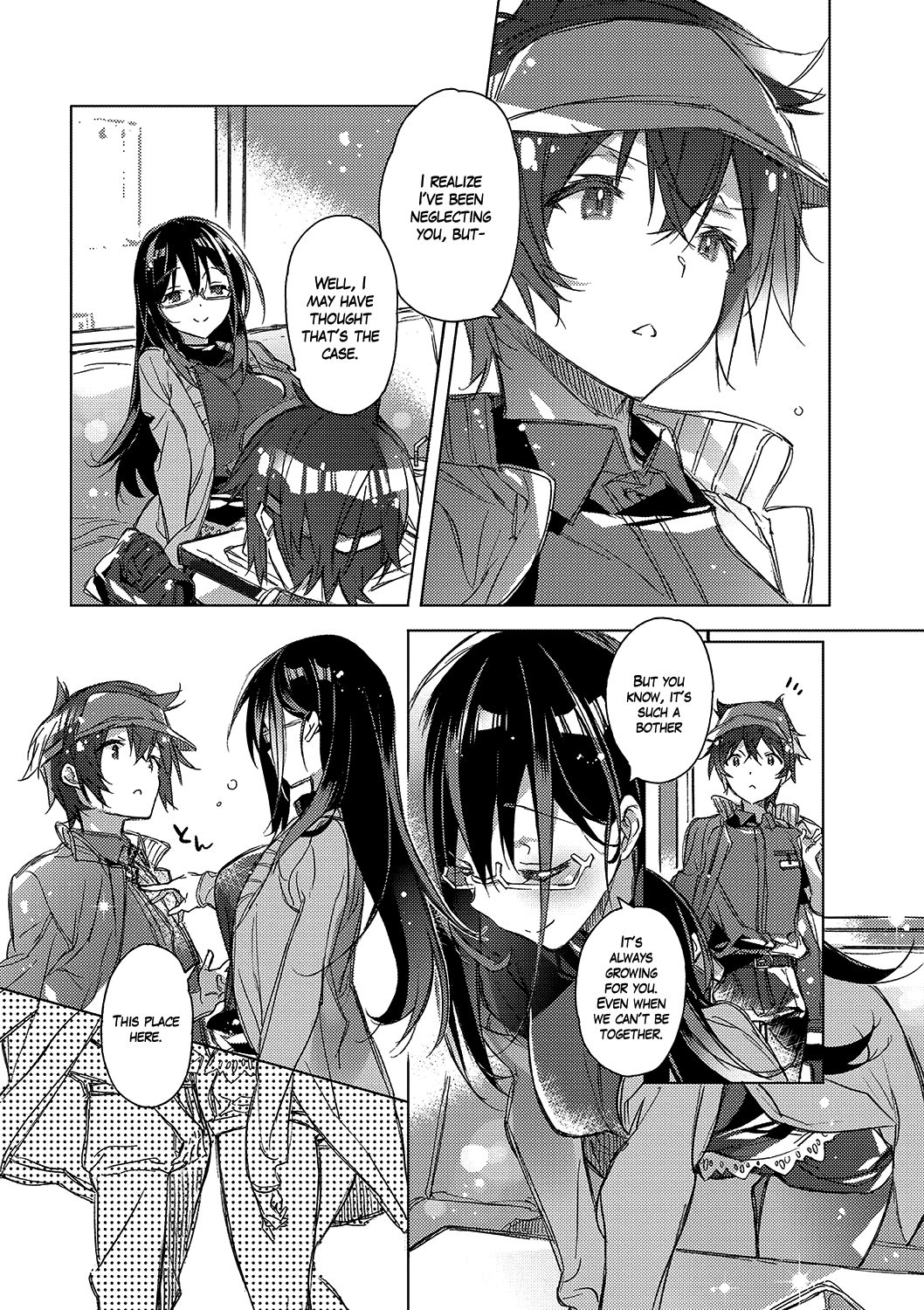 Mirai Chirari (Akai Ito ga Tsunagaru Anata to KISS ga Shitai.) [English] =White Symphony= page 3