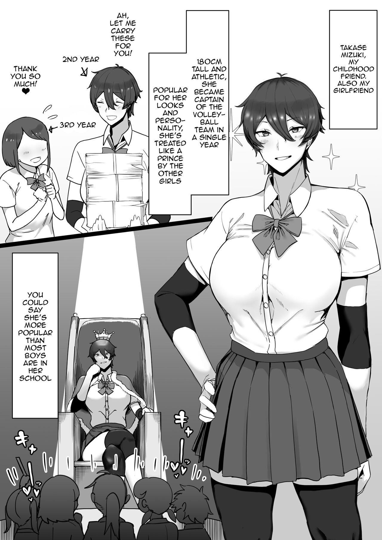 Misaki (T-Man)] Ouji-sama-kei de Joshi kara Motemote dakedo Jitsu / I'm A Girl With Princely Vibes page 7