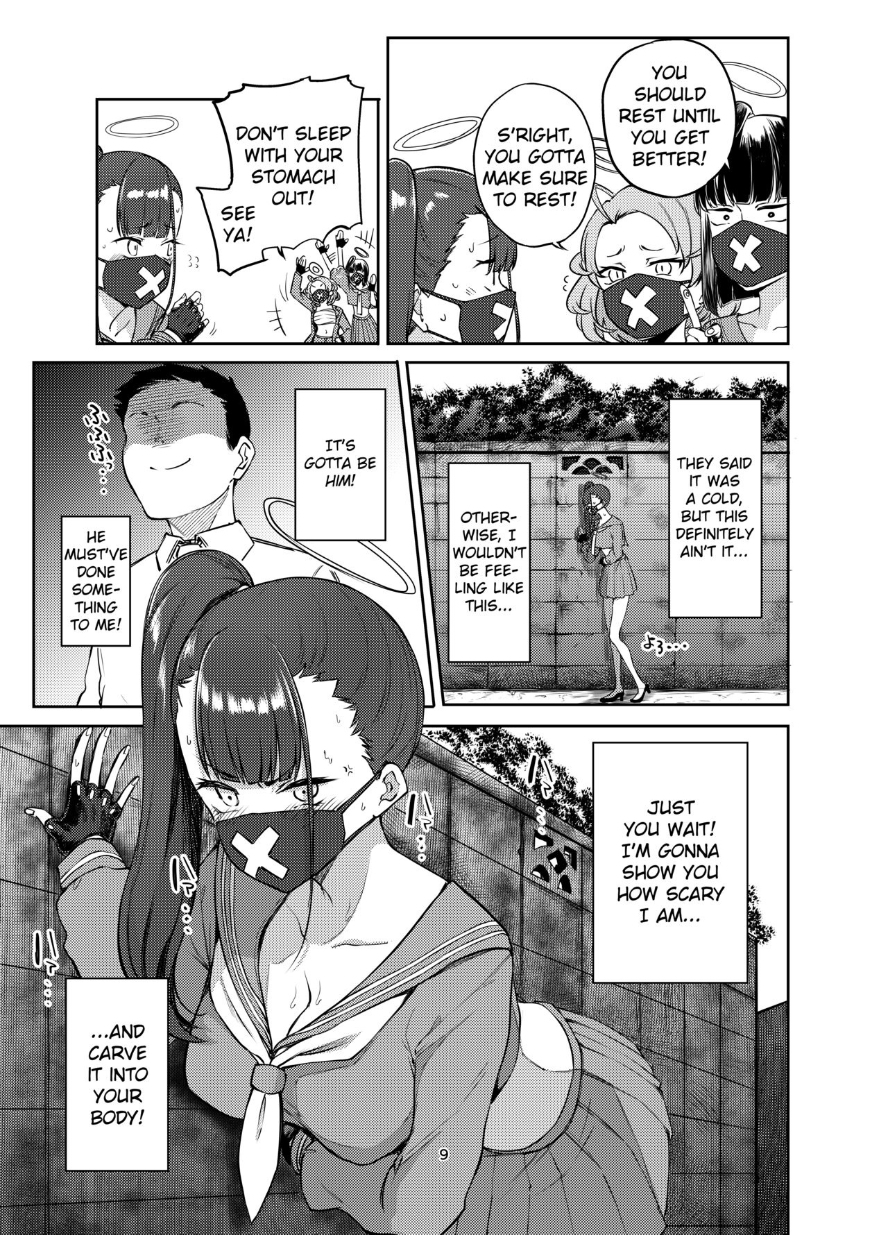 Miss Delinquent's Punishment Club page 9