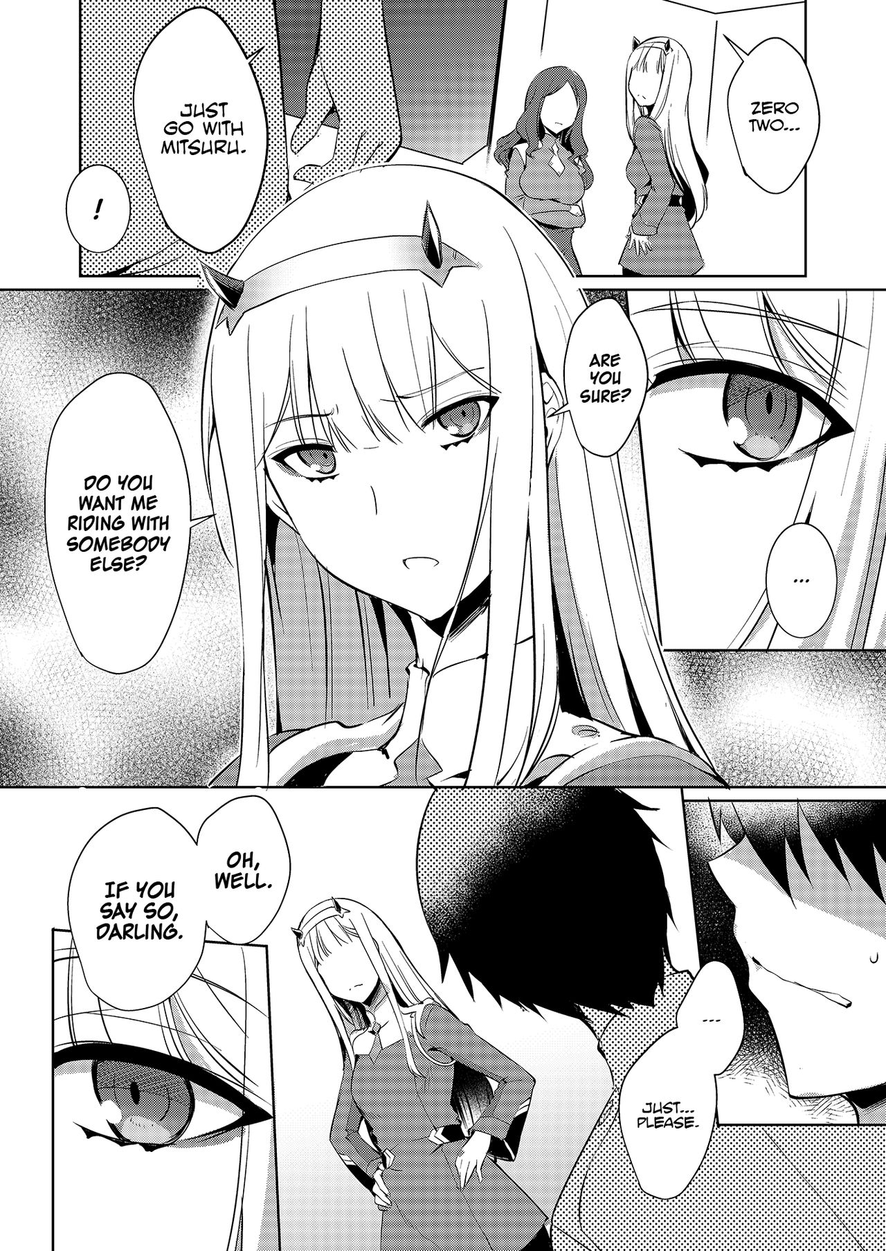 Mitsuru in the Zero Two page 6