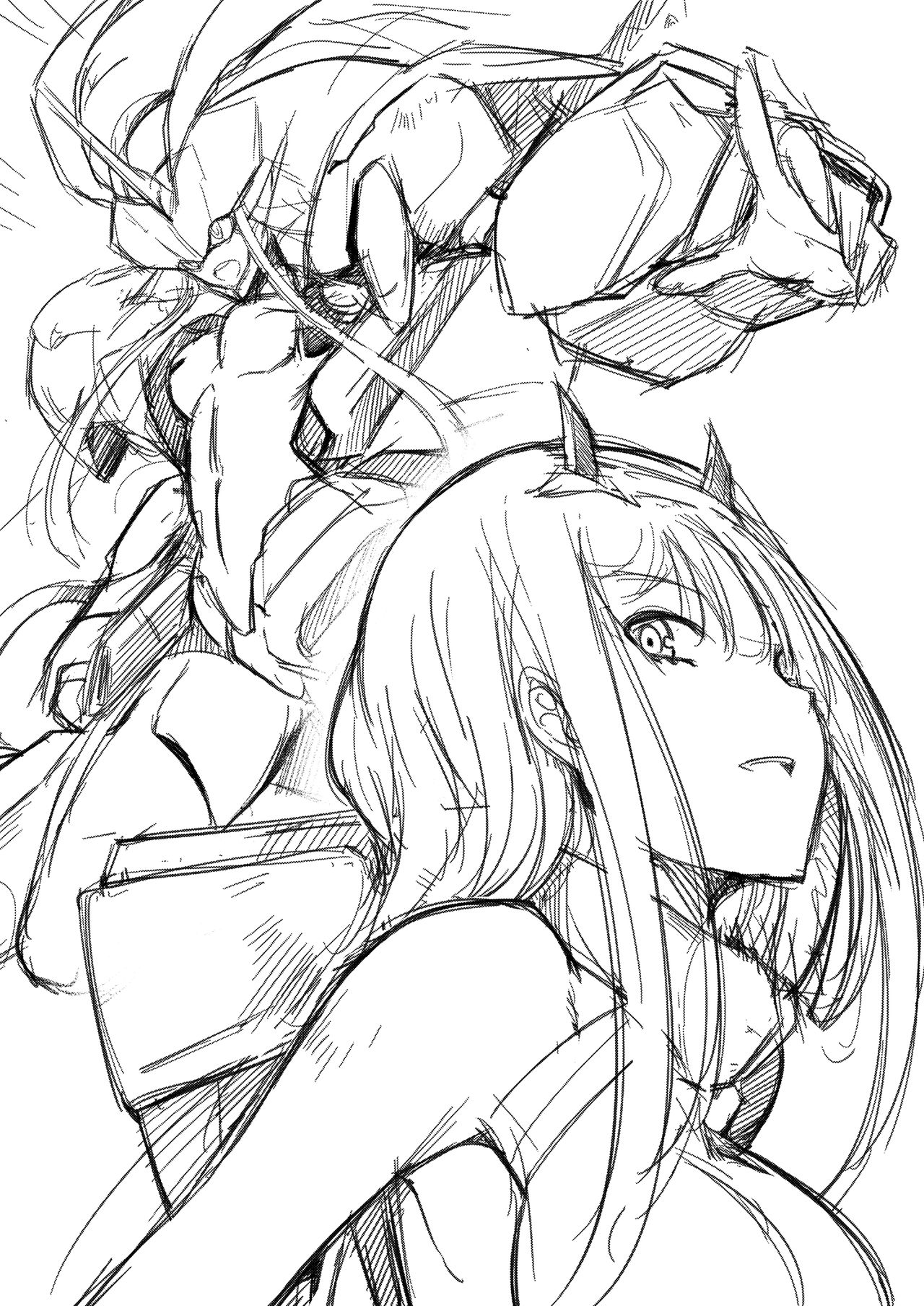 Mitsuru in the Zero Two page 3
