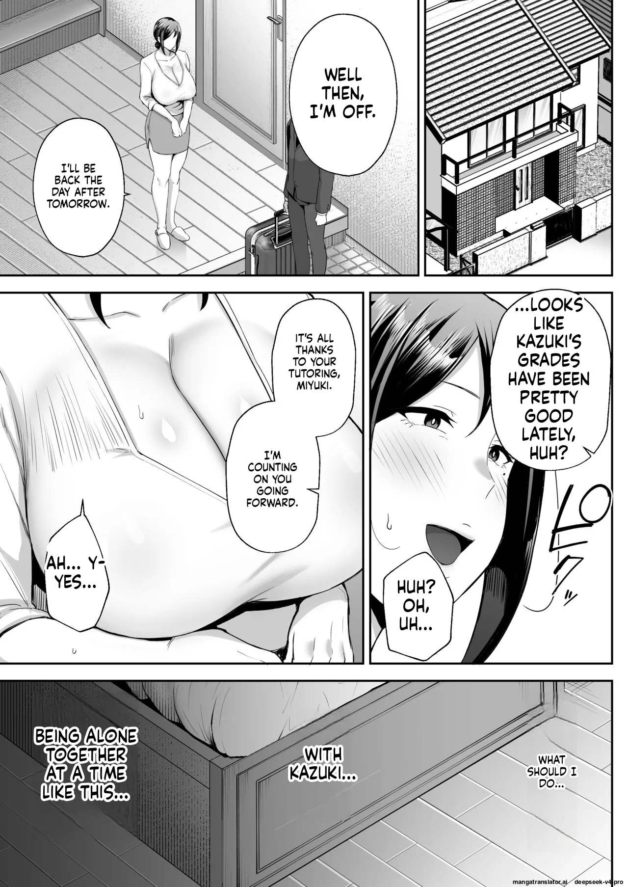 Miyuki The Erotic Female Right Next Door — A Mom Troubled by Her Horny Son page 24