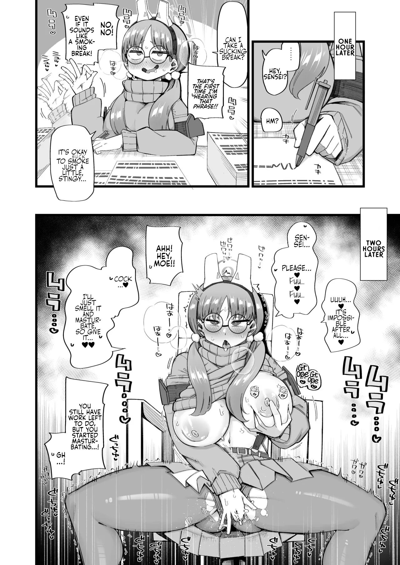 Moe Wants to be Wrecked by Sensei 2 page 10