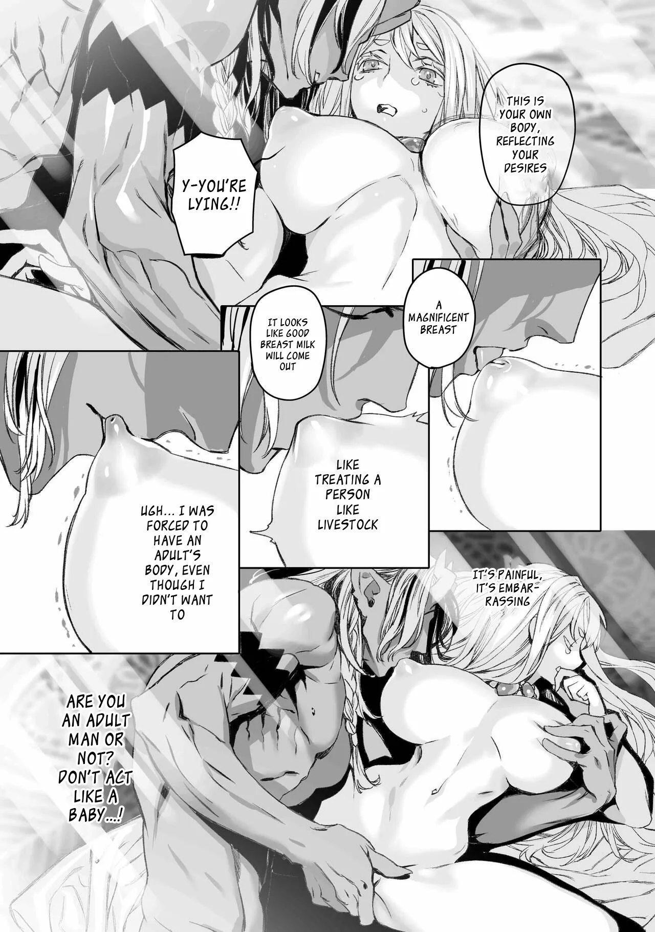 Moloch's Victims ~ An Unexpected Marriage Between a Pure-Breeding Lesbian and a Giant God Clan in an Unforgivable Error page 34