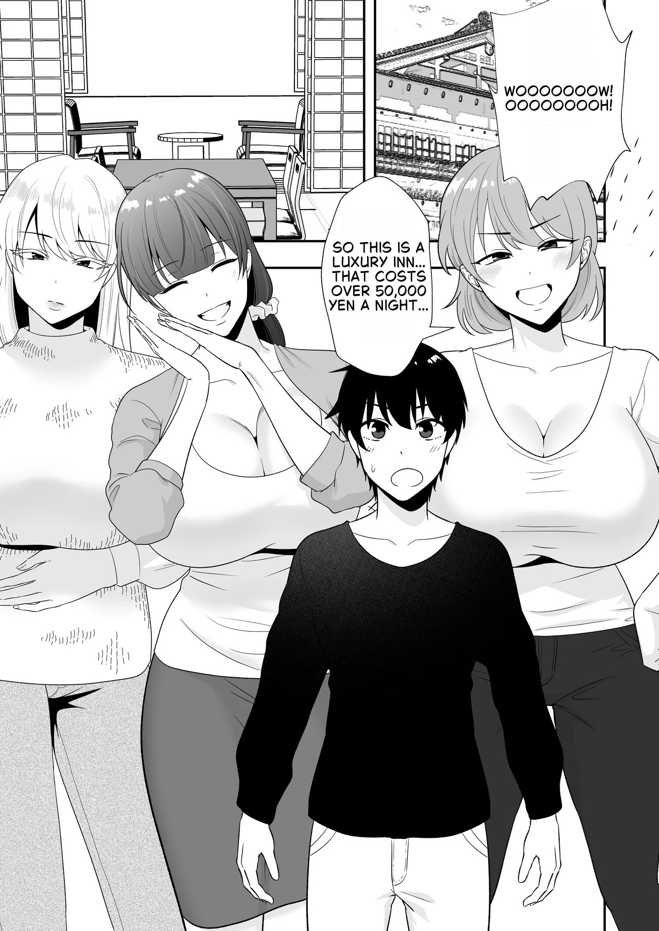 Mom Friend Harem 2 ~Lewd Hot Spring Trip: Filled to the Brim with Cum~ page 26