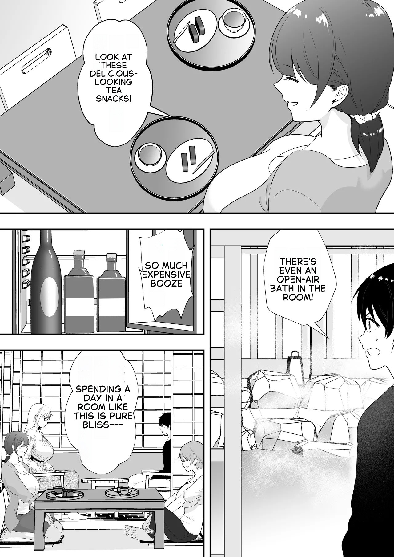 Mom Friend Harem 2 ~Lewd Hot Spring Trip: Filled to the Brim with Cum~ page 27