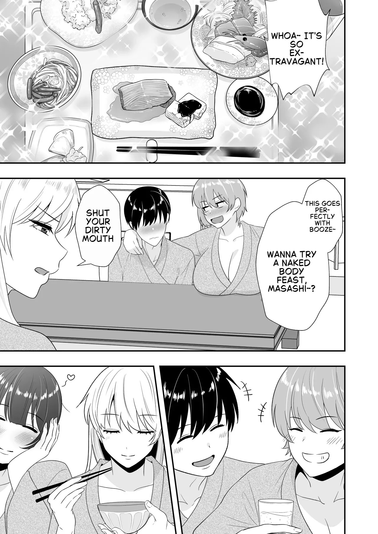 Mom Friend Harem 2 ~Lewd Hot Spring Trip: Filled to the Brim with Cum~ page 50