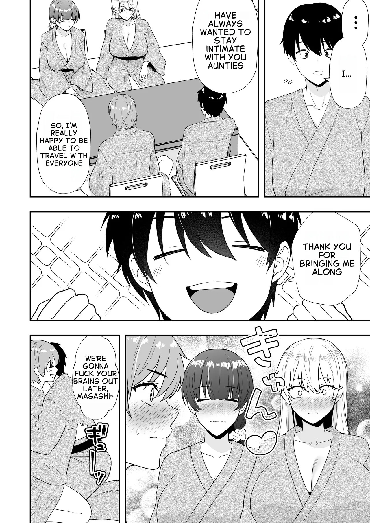 Mom Friend Harem 2 ~Lewd Hot Spring Trip: Filled to the Brim with Cum~ page 51