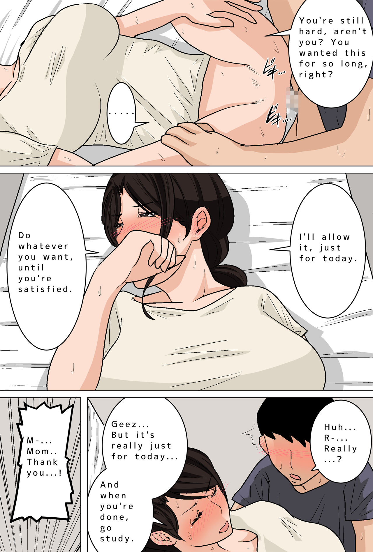 Mom Gets Me Off Every Day! Filling Mom With Cum page 32