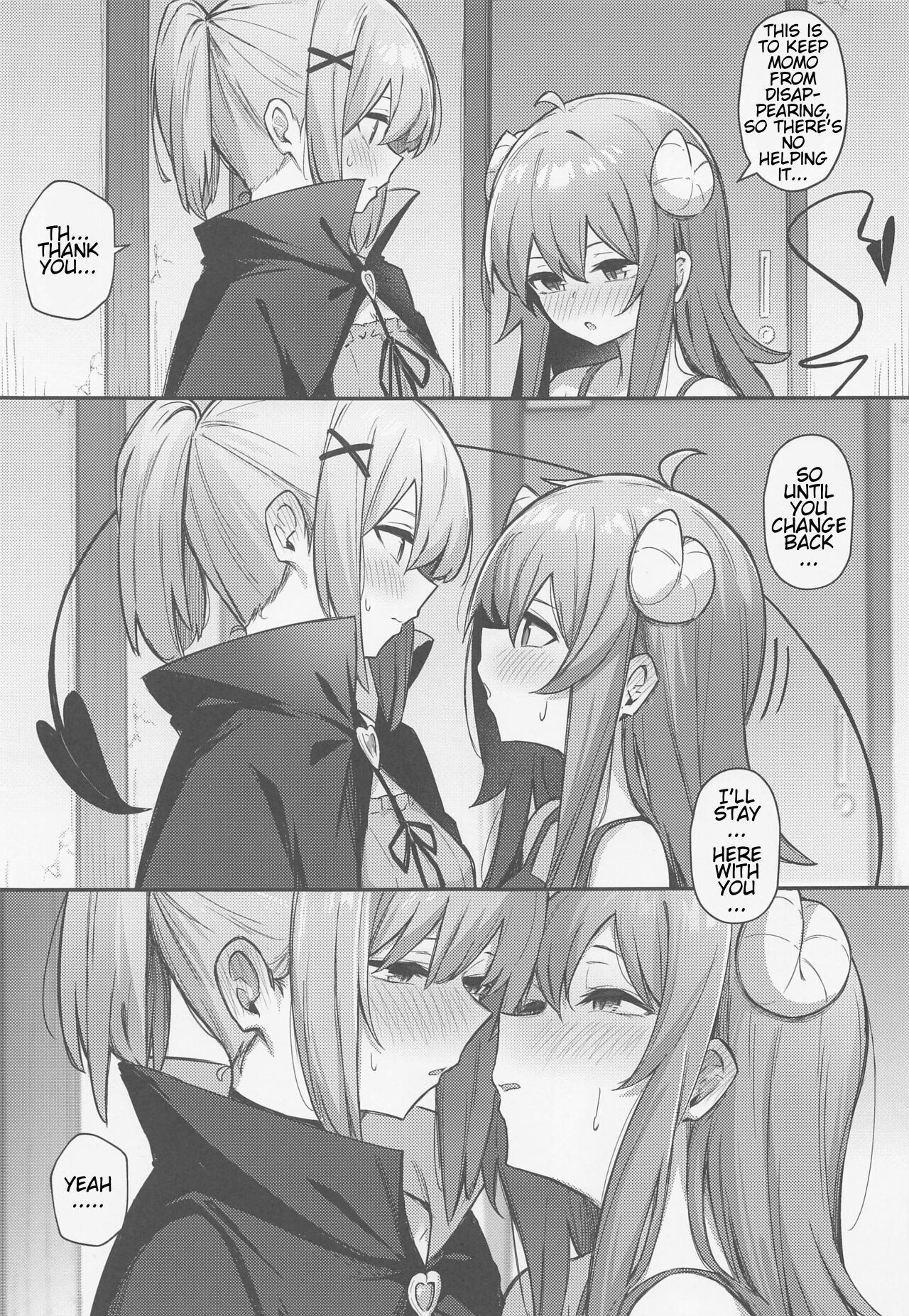 Momo-chan Yamiochi Shita!? page 14