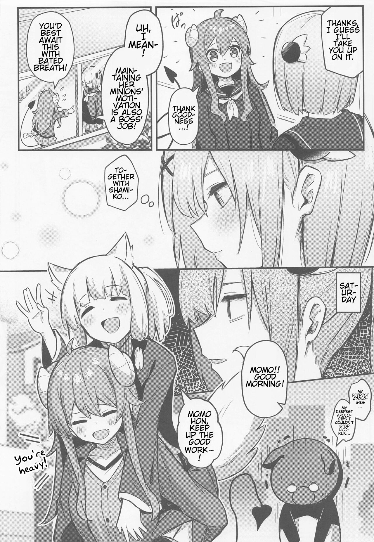 Momo-chan Yamiochi Shita!? page 5