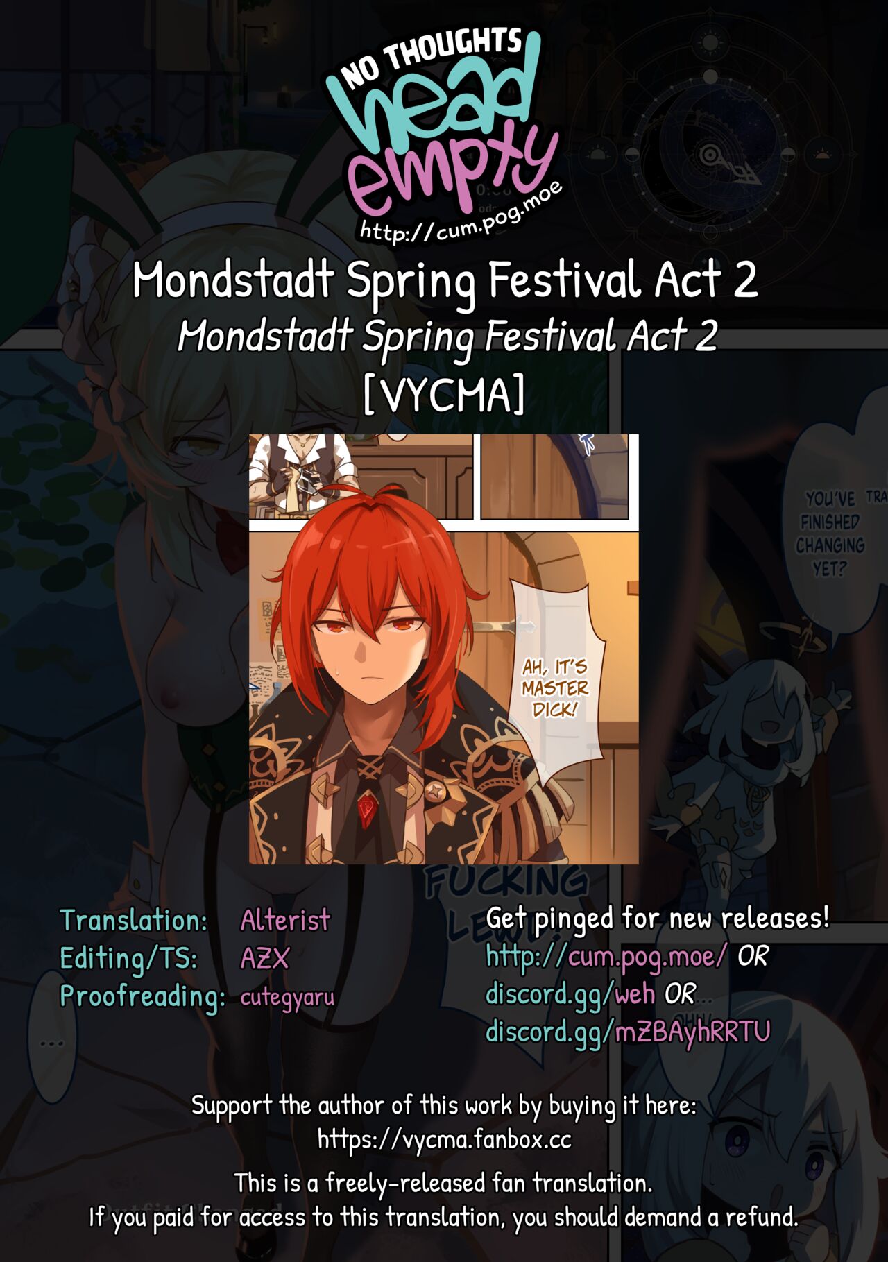 Mondstadt Hot Springs Festival Act 2 page 23