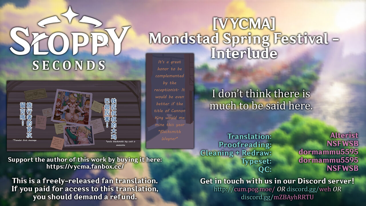 Mondstadt Hot Springs Festival  - Interlude page 20