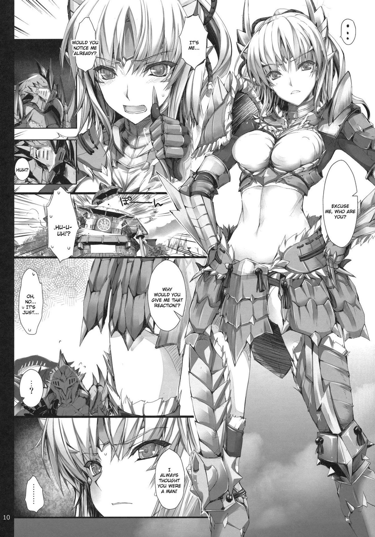 Monhan no Erohon 11 page 10