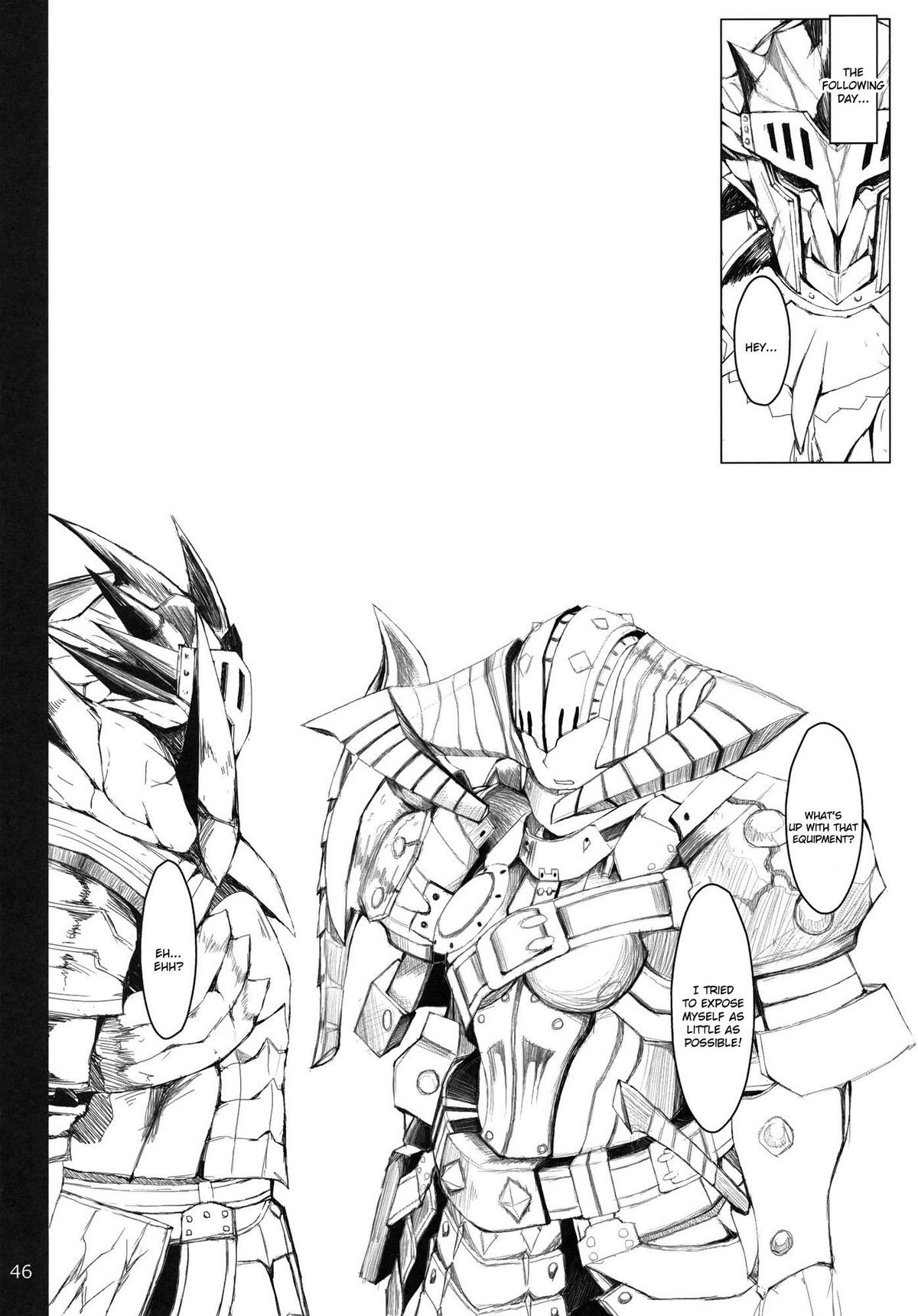 Monhan no Erohon 11 page 45