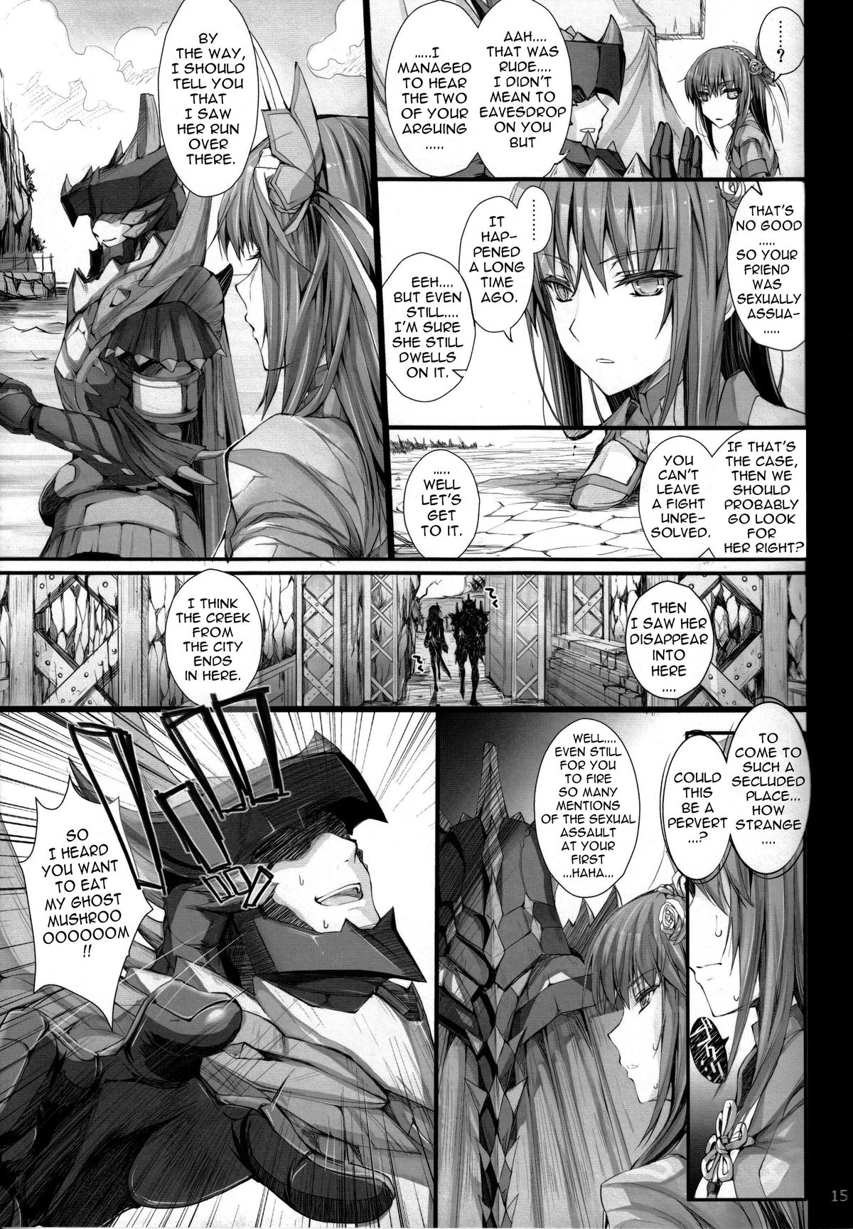 Monhan no Erohon 13 page 15