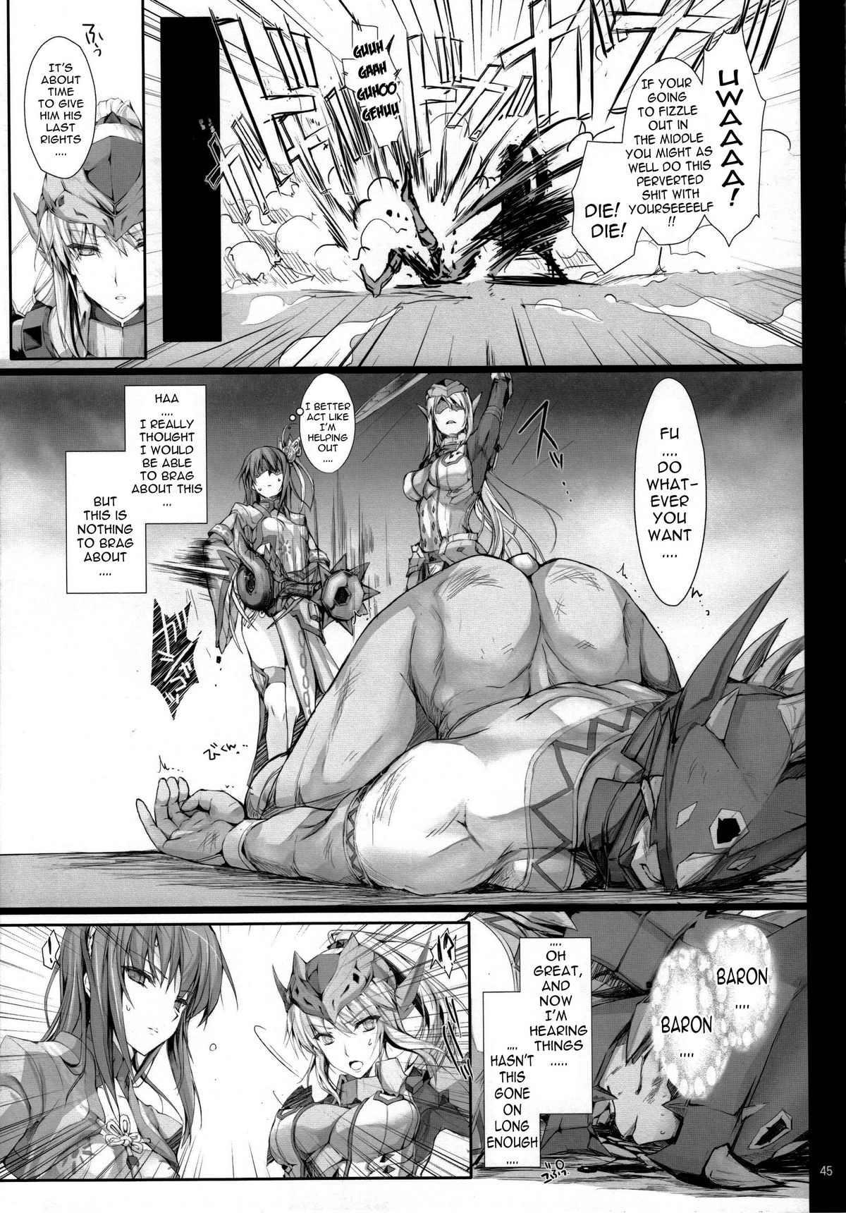 Monhan no Erohon 13 page 44