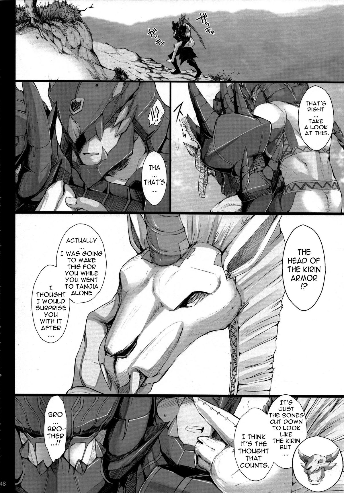 Monhan no Erohon 13 page 47