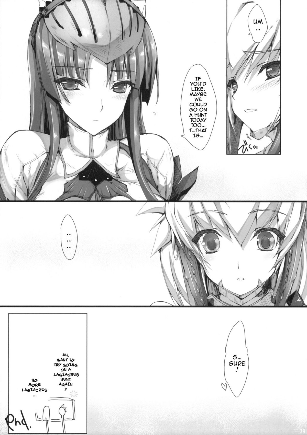 Monhan no Erohon 8 page 38