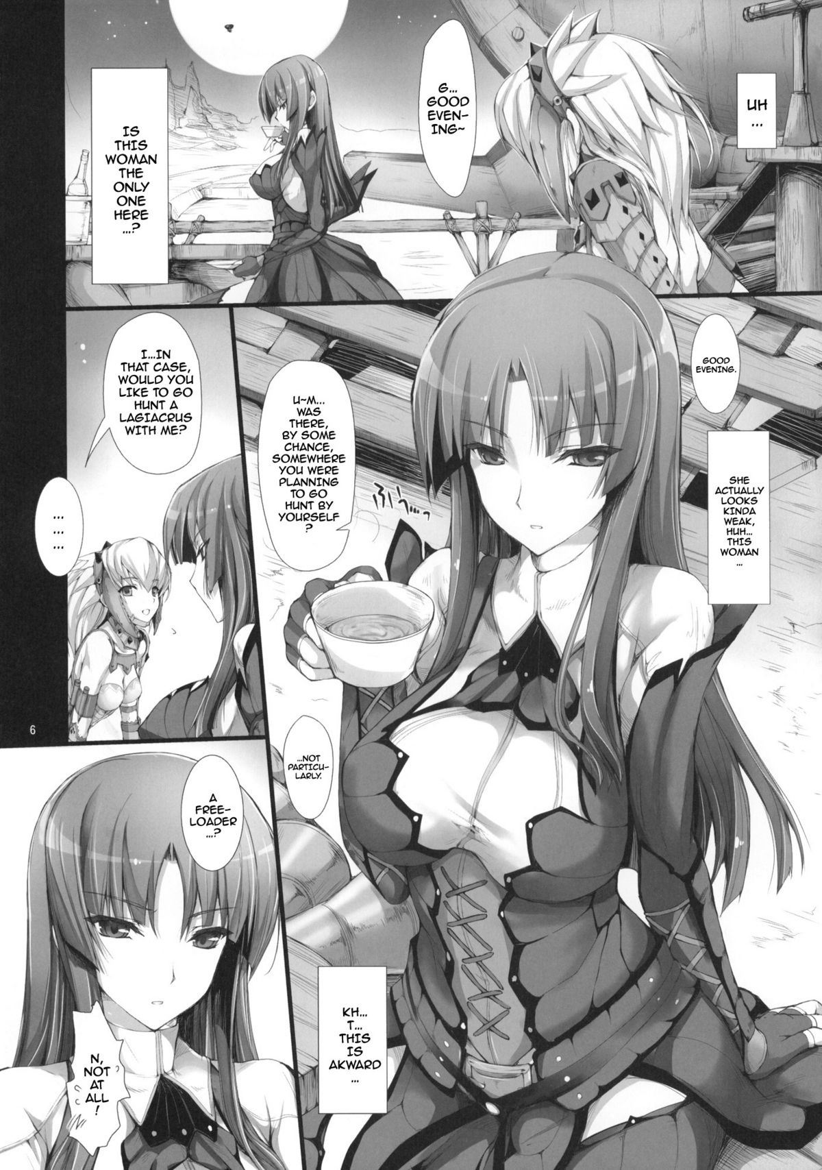 Monhan no Erohon 8 page 6