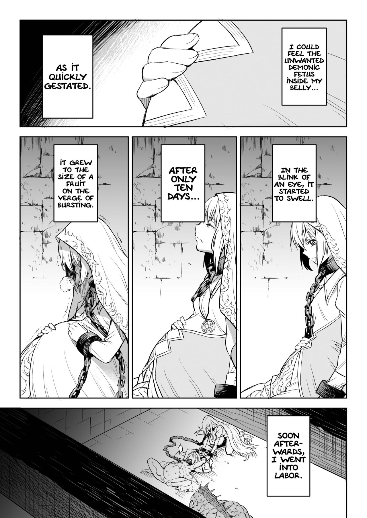 Monhin Junkai Gurphobia ~Aru Shoujo Shinkan no Ishu Shussan Jigoku~ page 14