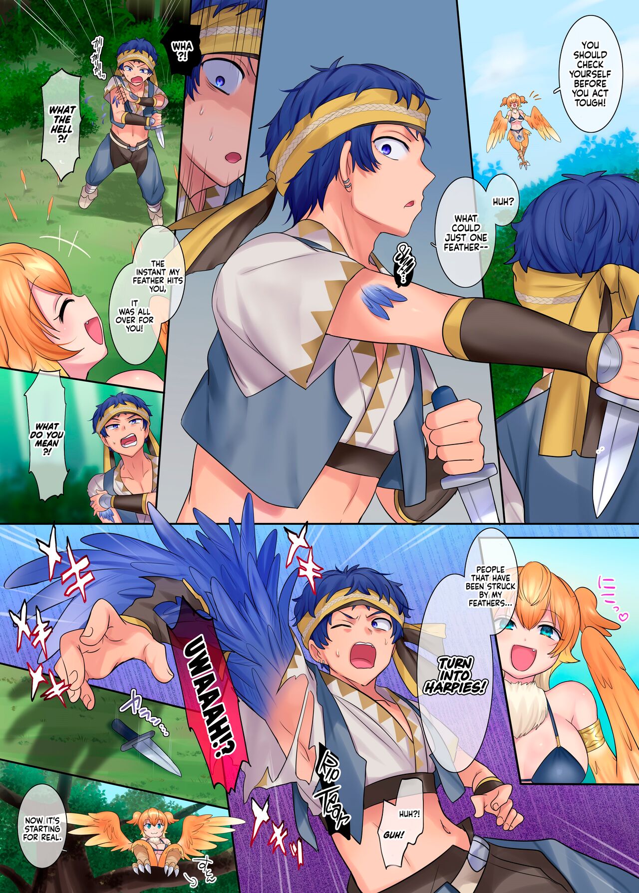 Monmusu TS Dungeon page 8