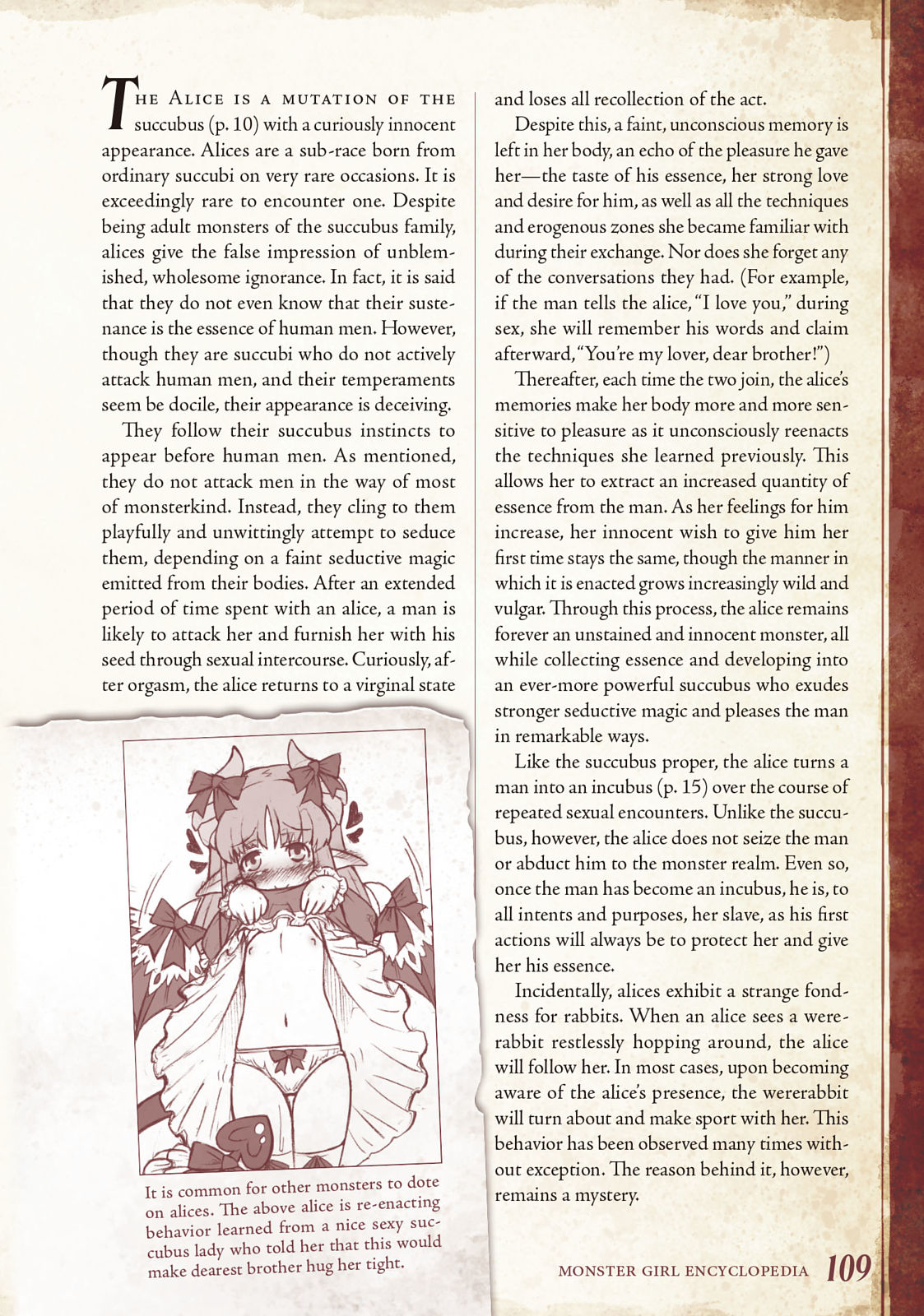 Monster Girl Encyclopedia Vol. 1 page 110