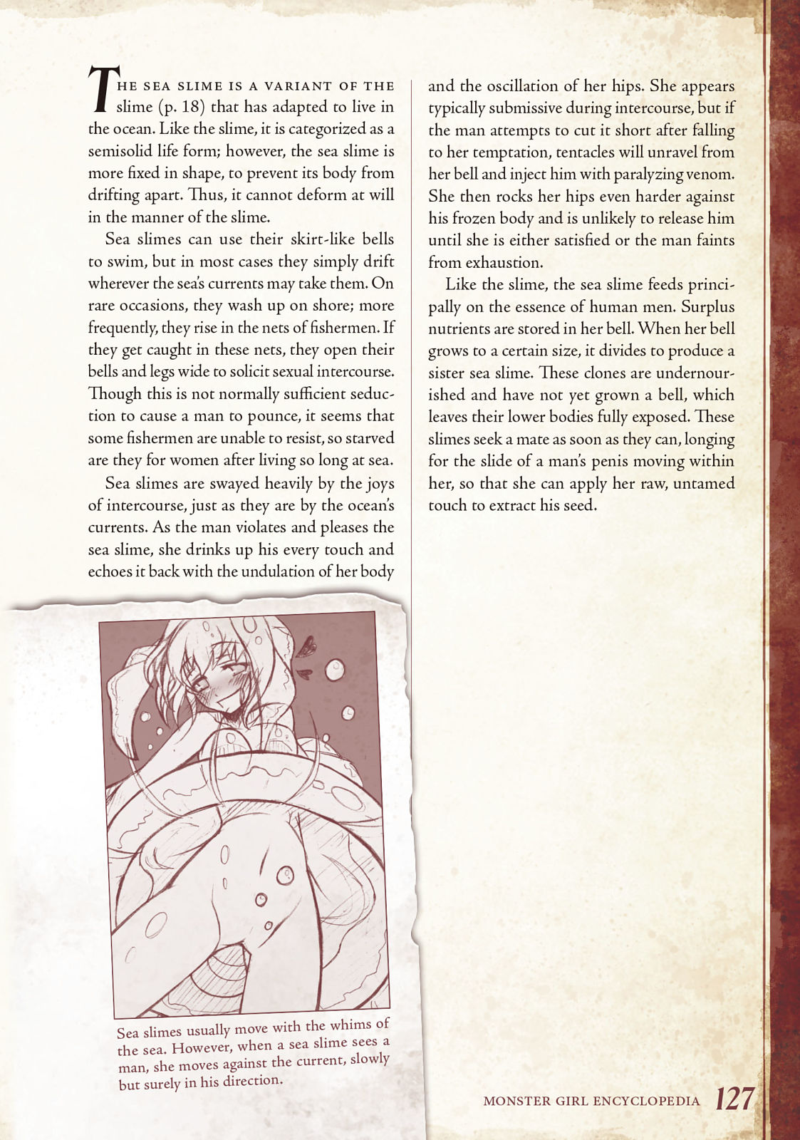Monster Girl Encyclopedia Vol. 1 page 128