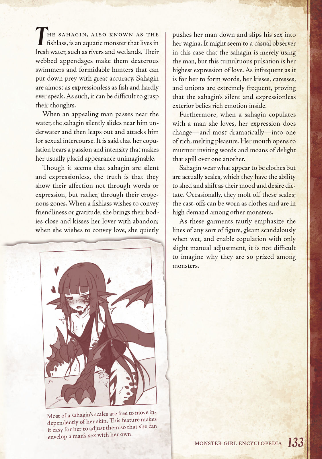 Monster Girl Encyclopedia Vol. 1 page 134