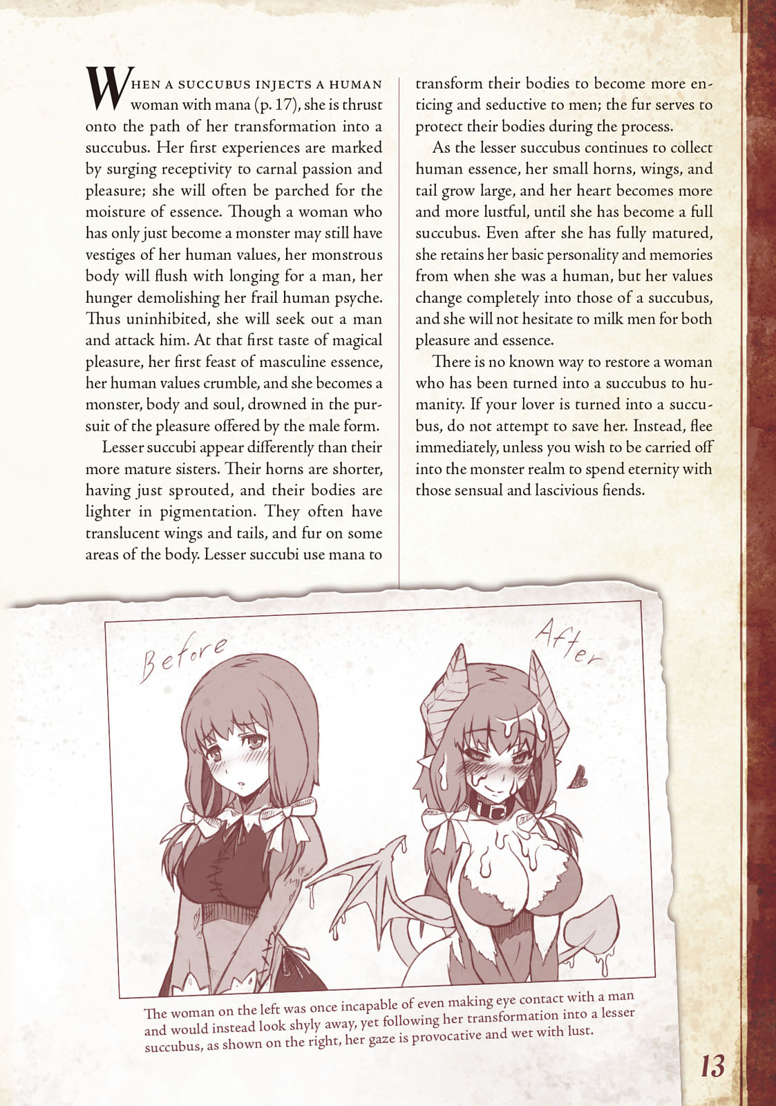 Monster Girl Encyclopedia Vol. 1 page 14