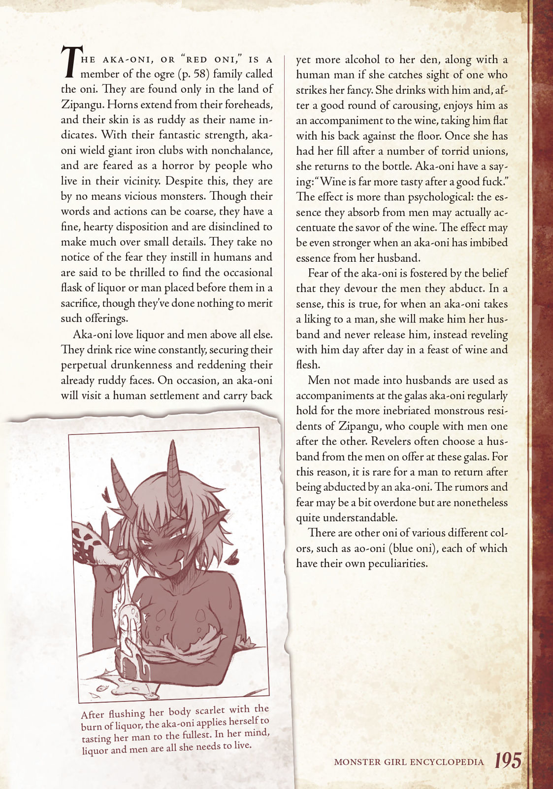 Monster Girl Encyclopedia Vol. 1 page 196