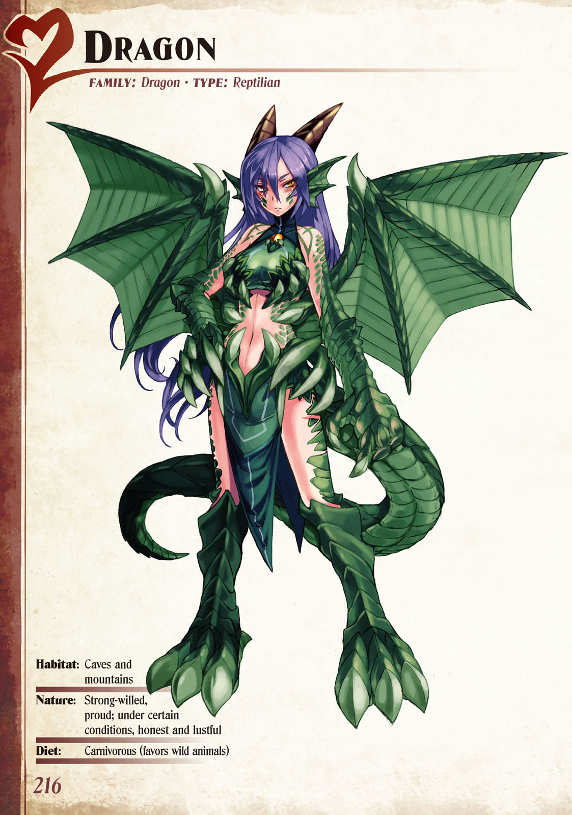 Monster Girl Encyclopedia Vol. 1 page 217