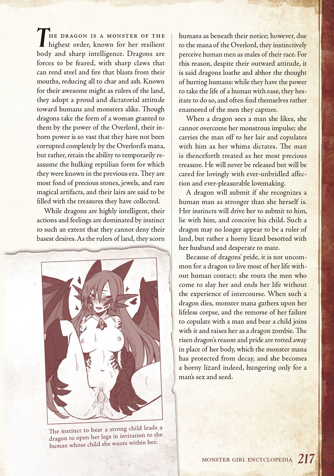 Monster Girl Encyclopedia Vol. 1 page 218