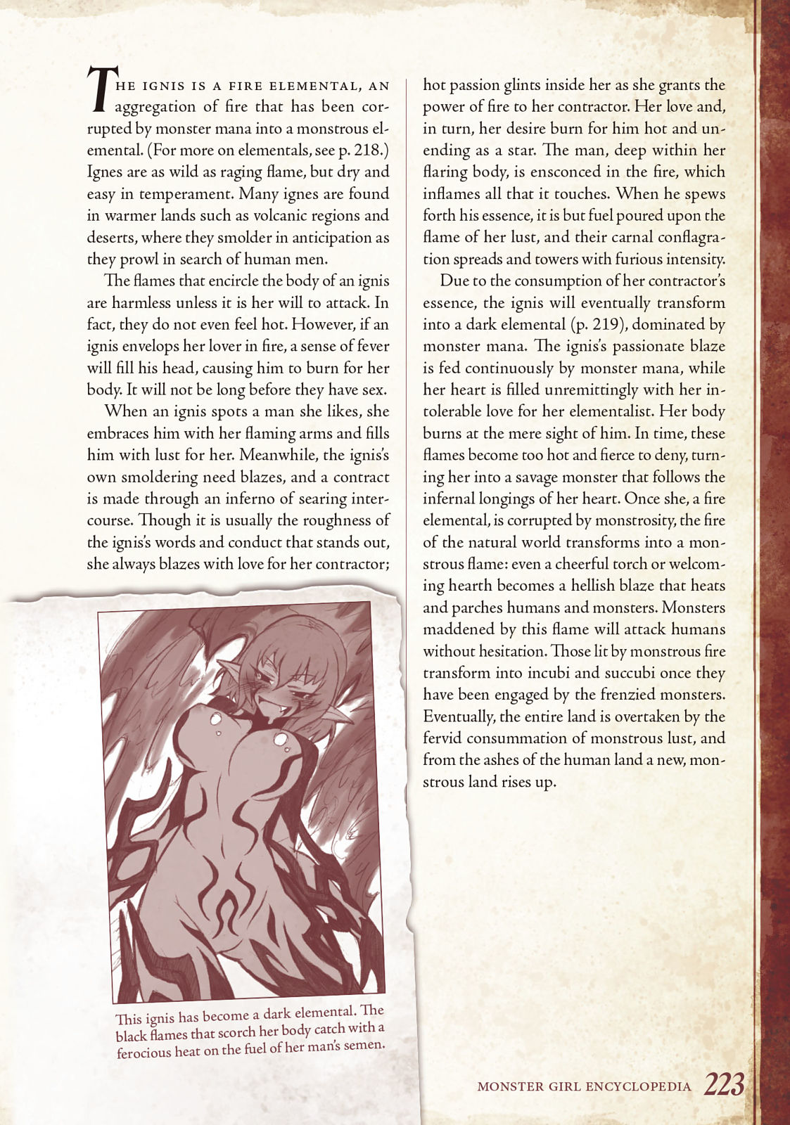 Monster Girl Encyclopedia Vol. 1 page 224