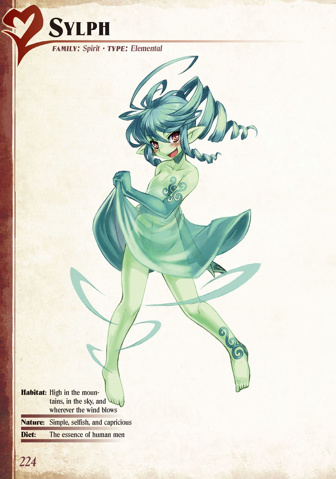 Monster Girl Encyclopedia Vol. 1 page 225