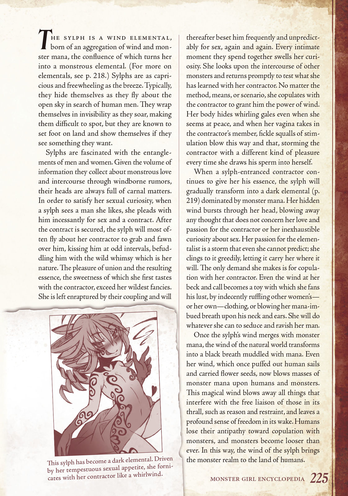 Monster Girl Encyclopedia Vol. 1 page 226