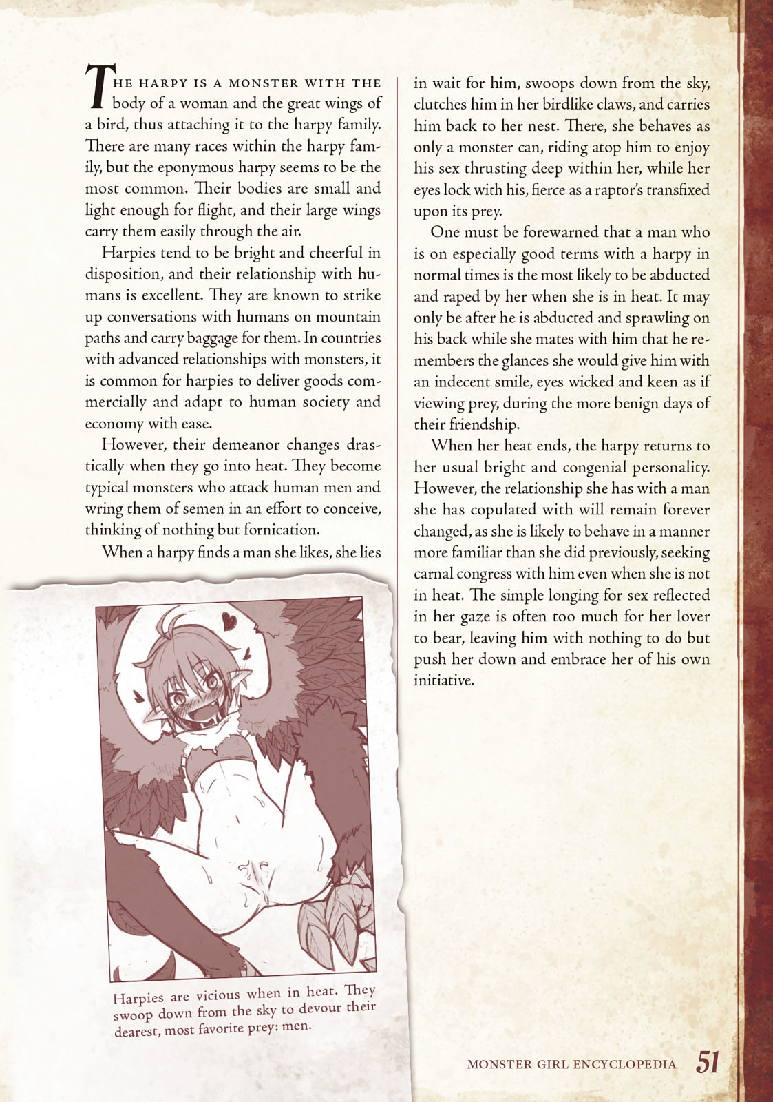 Monster Girl Encyclopedia Vol. 1 page 52