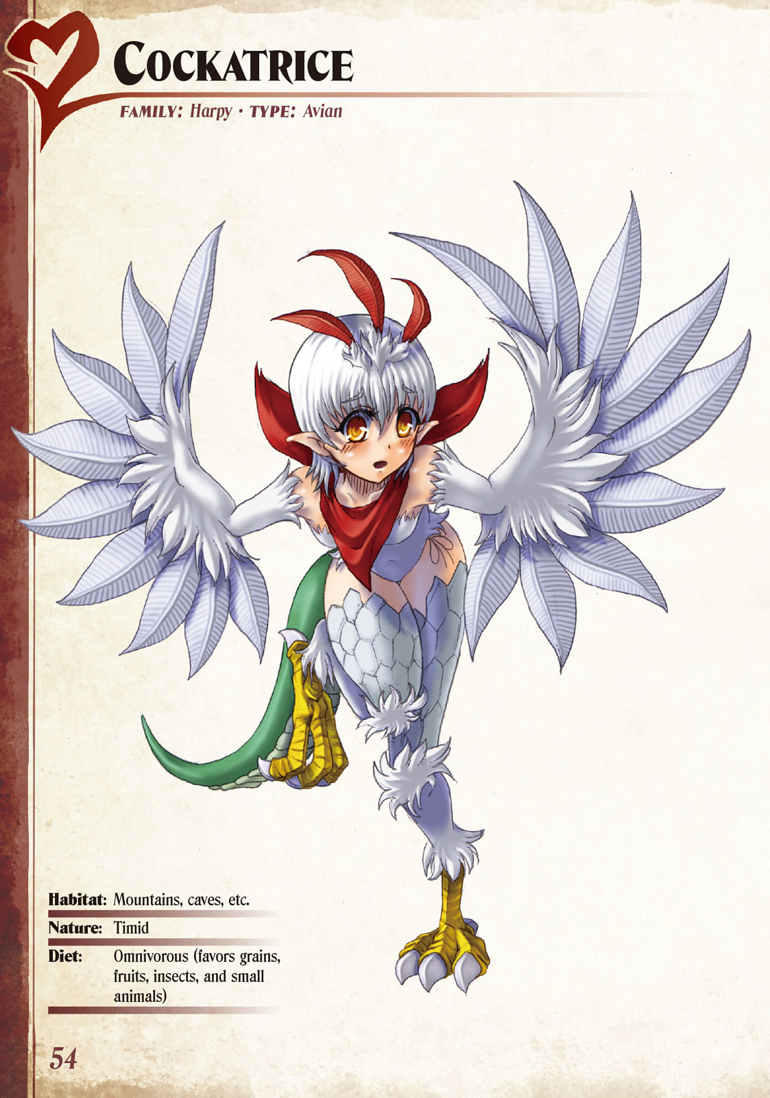 Monster Girl Encyclopedia Vol. 1 page 55