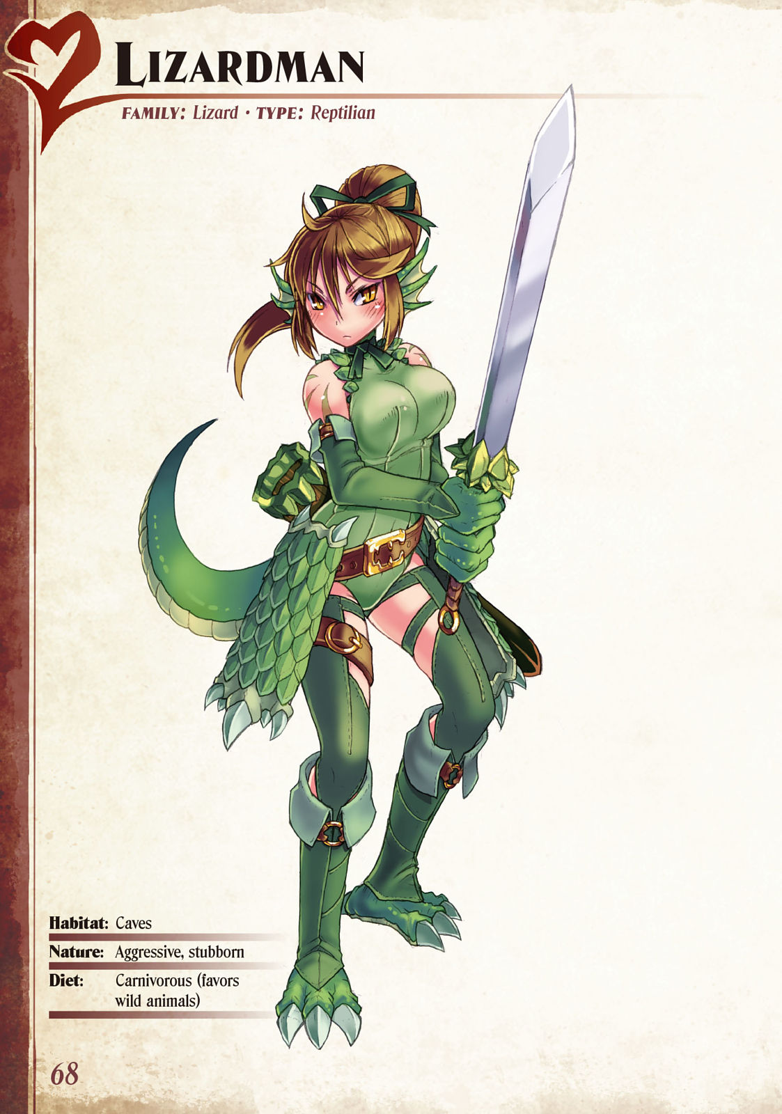 Monster Girl Encyclopedia Vol. 1 page 69