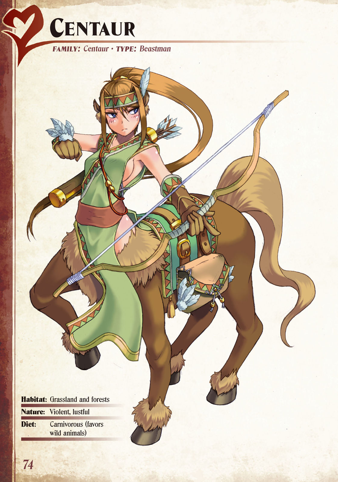Monster Girl Encyclopedia Vol. 1 page 75