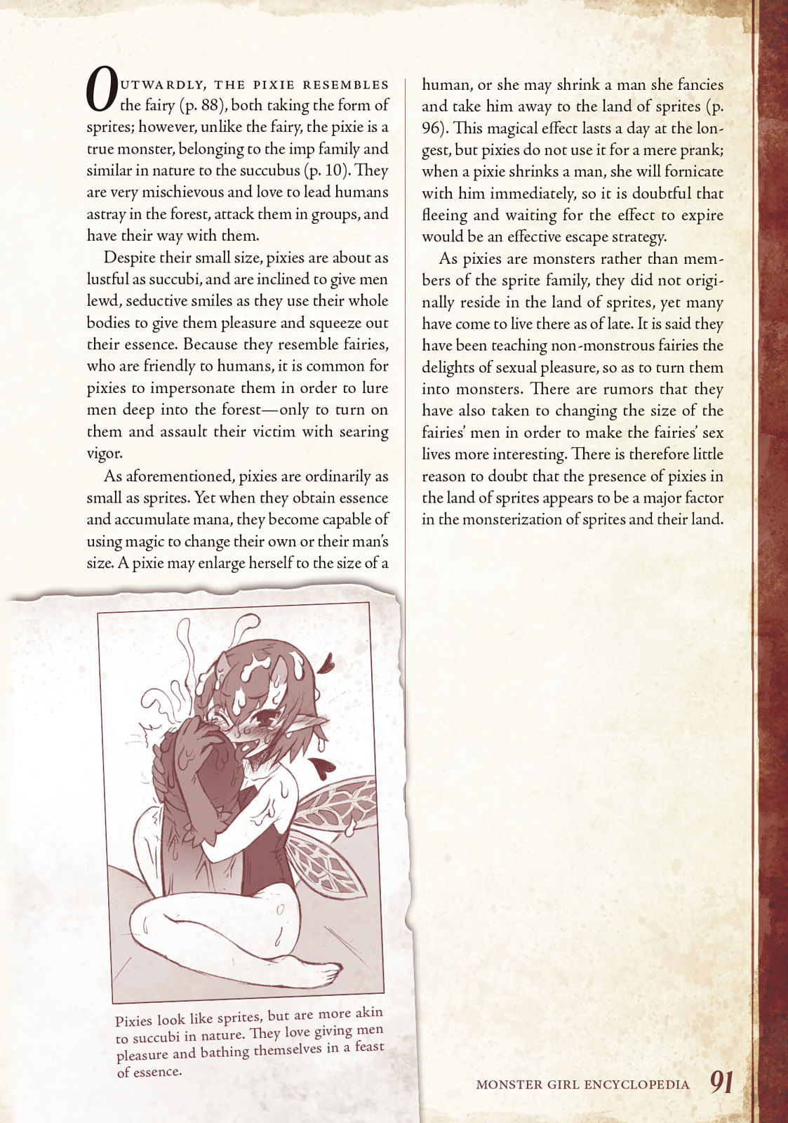 Monster Girl Encyclopedia Vol. 1 page 92