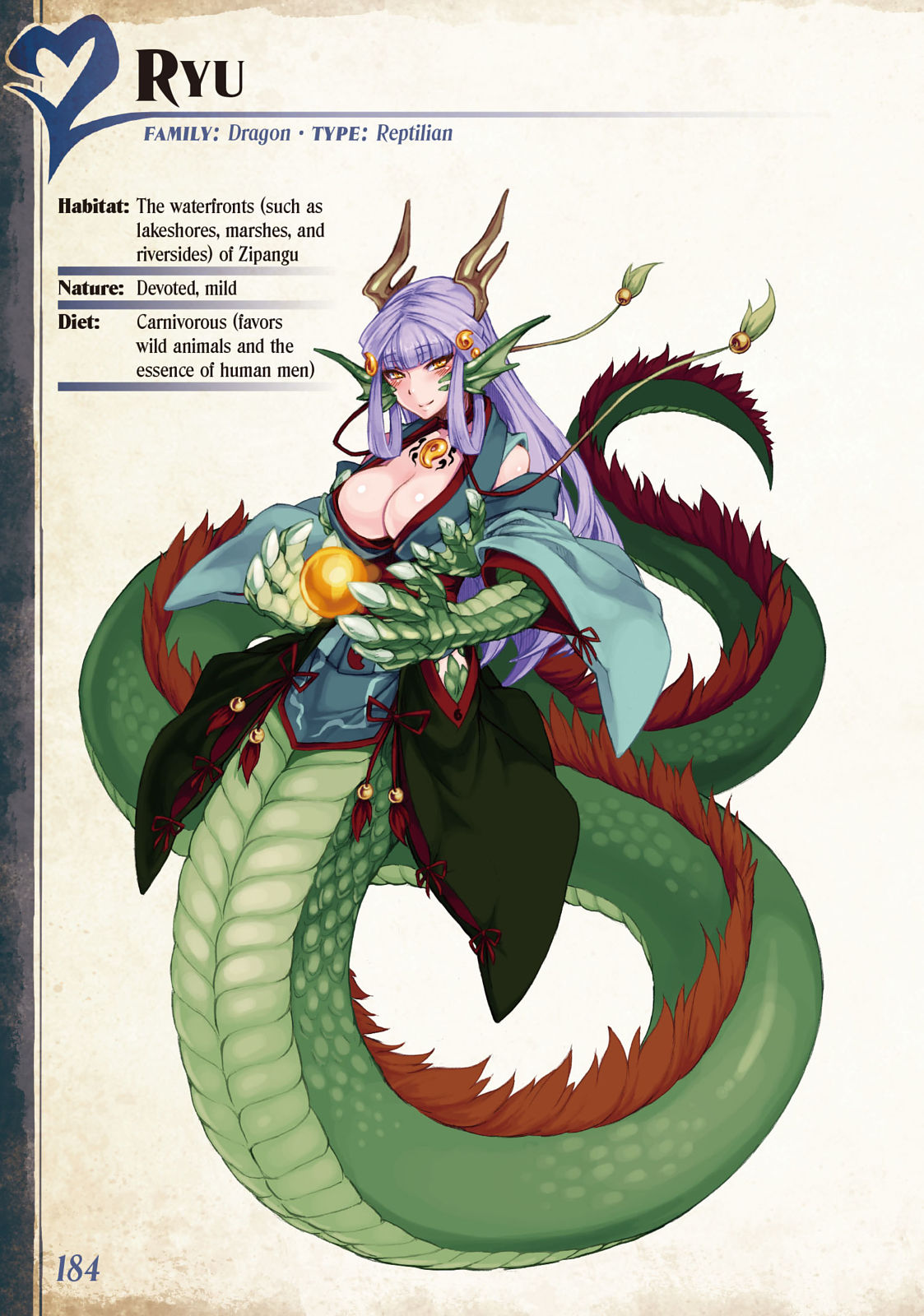 Monster Girl Encyclopedia Vol. 2 page 185