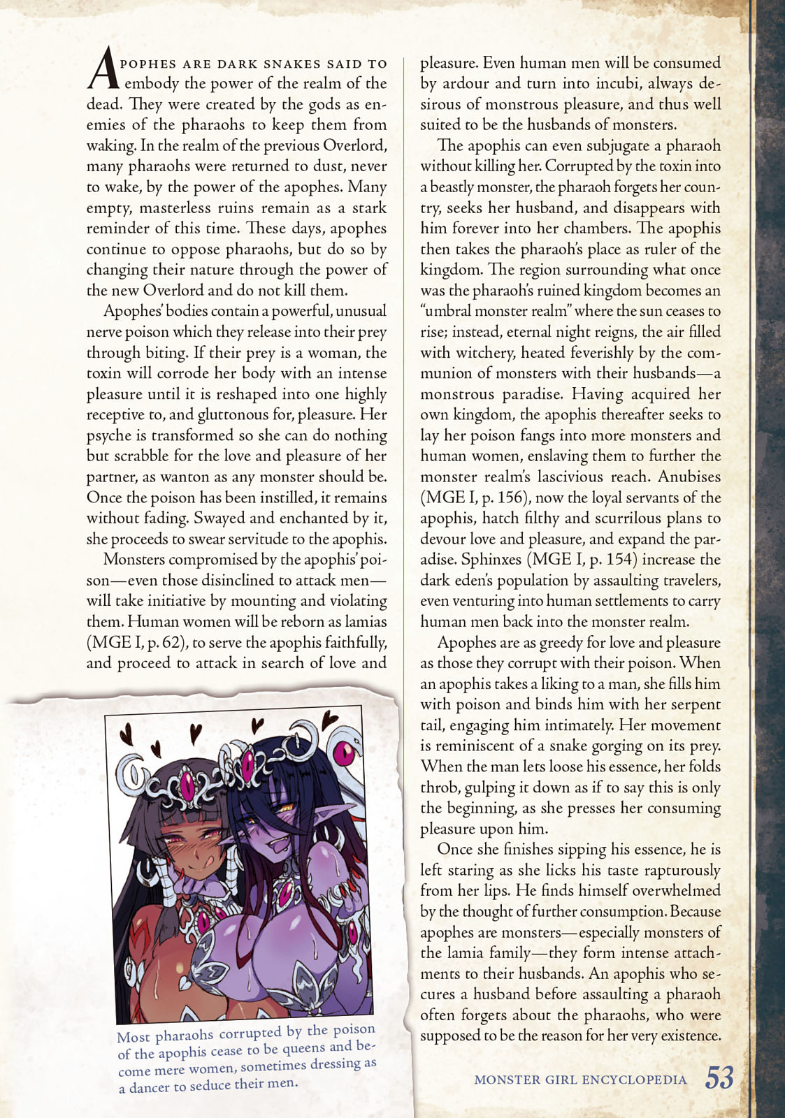 Monster Girl Encyclopedia Vol. 2 page 54