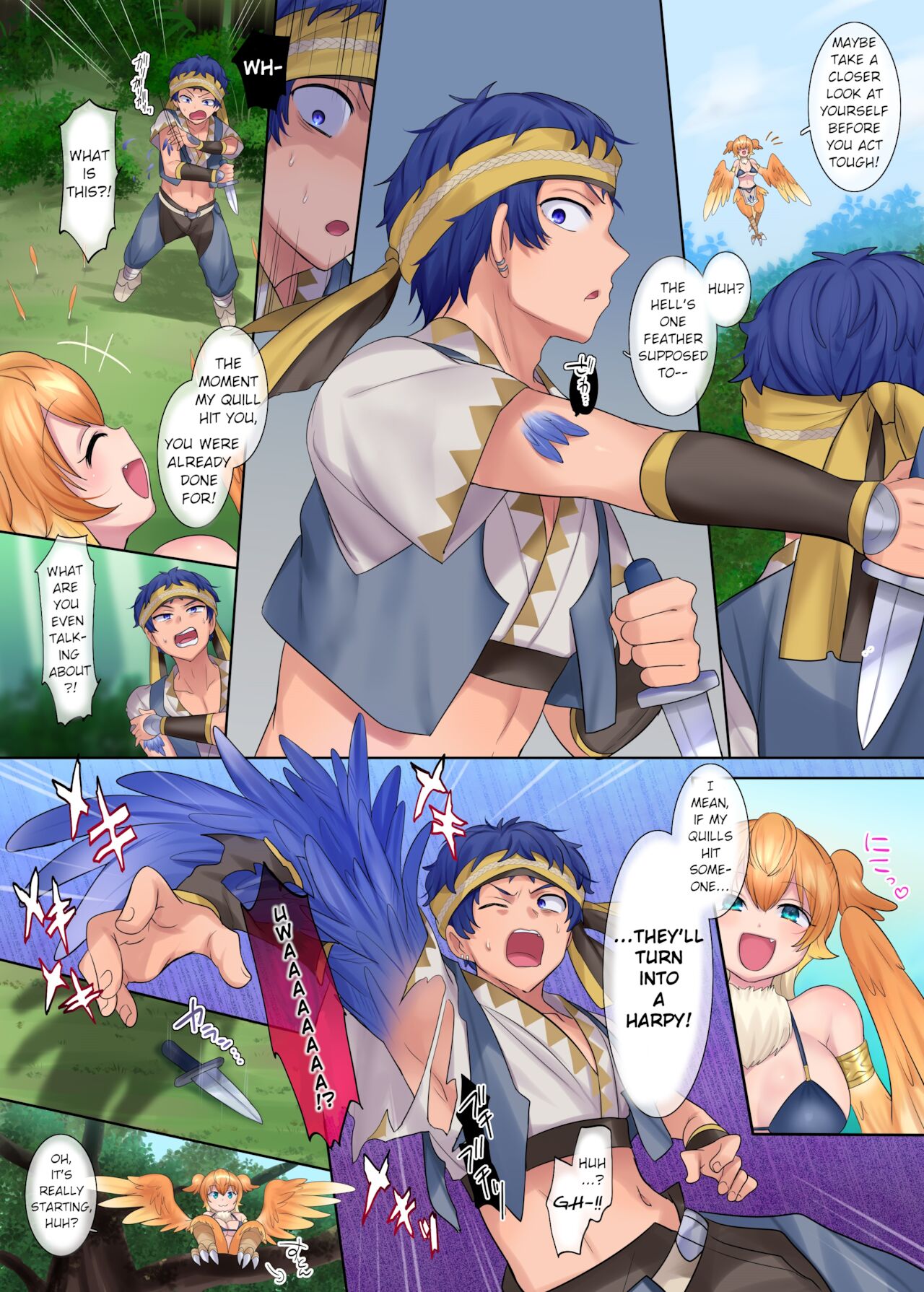 Monster Girl TS Dungeon page 8