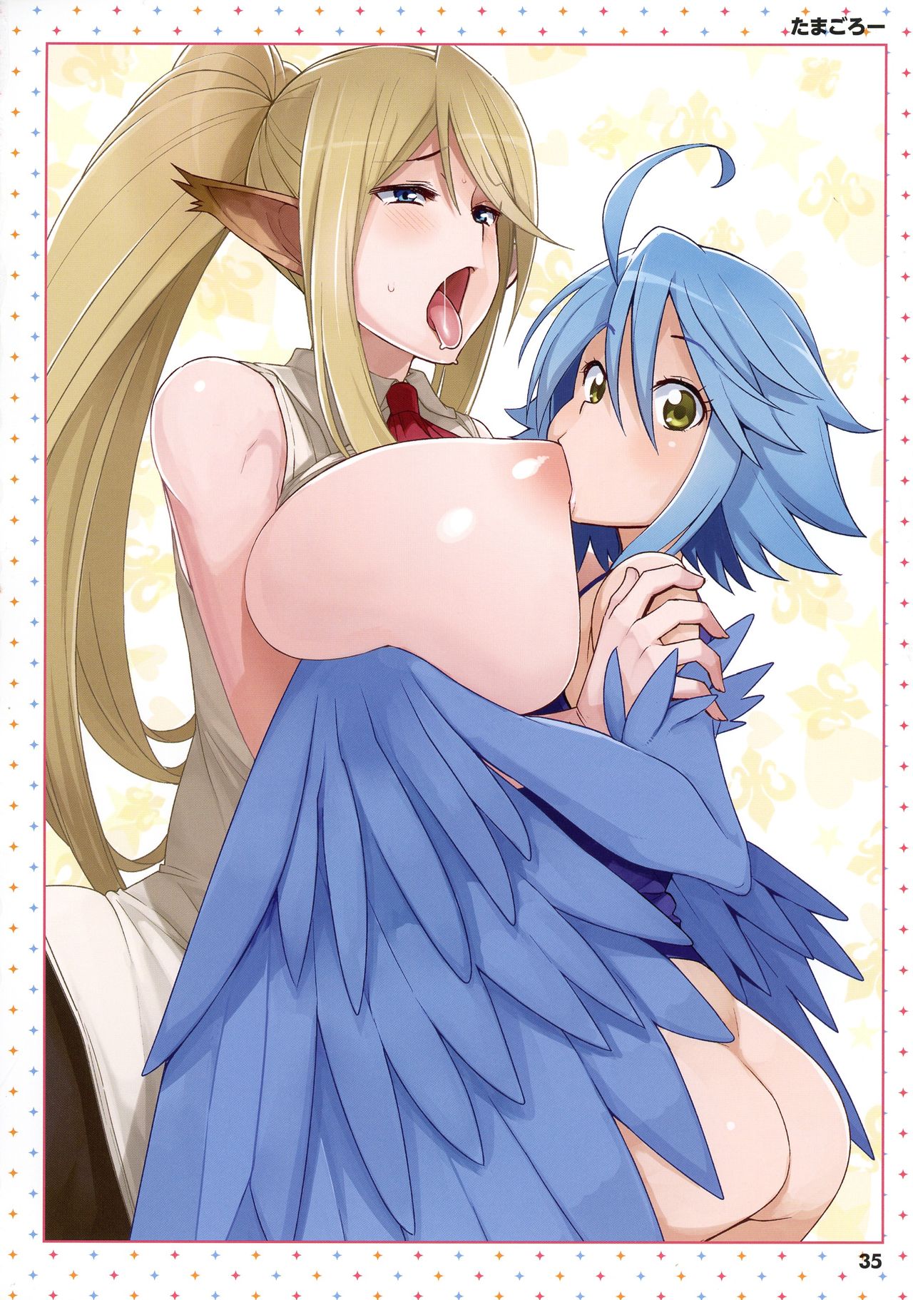 Monster Musume no Iru Nichijou -Everyday Life with Monster Girls- ANOTHER CREATOR VISUAL FAN BOOK page 35