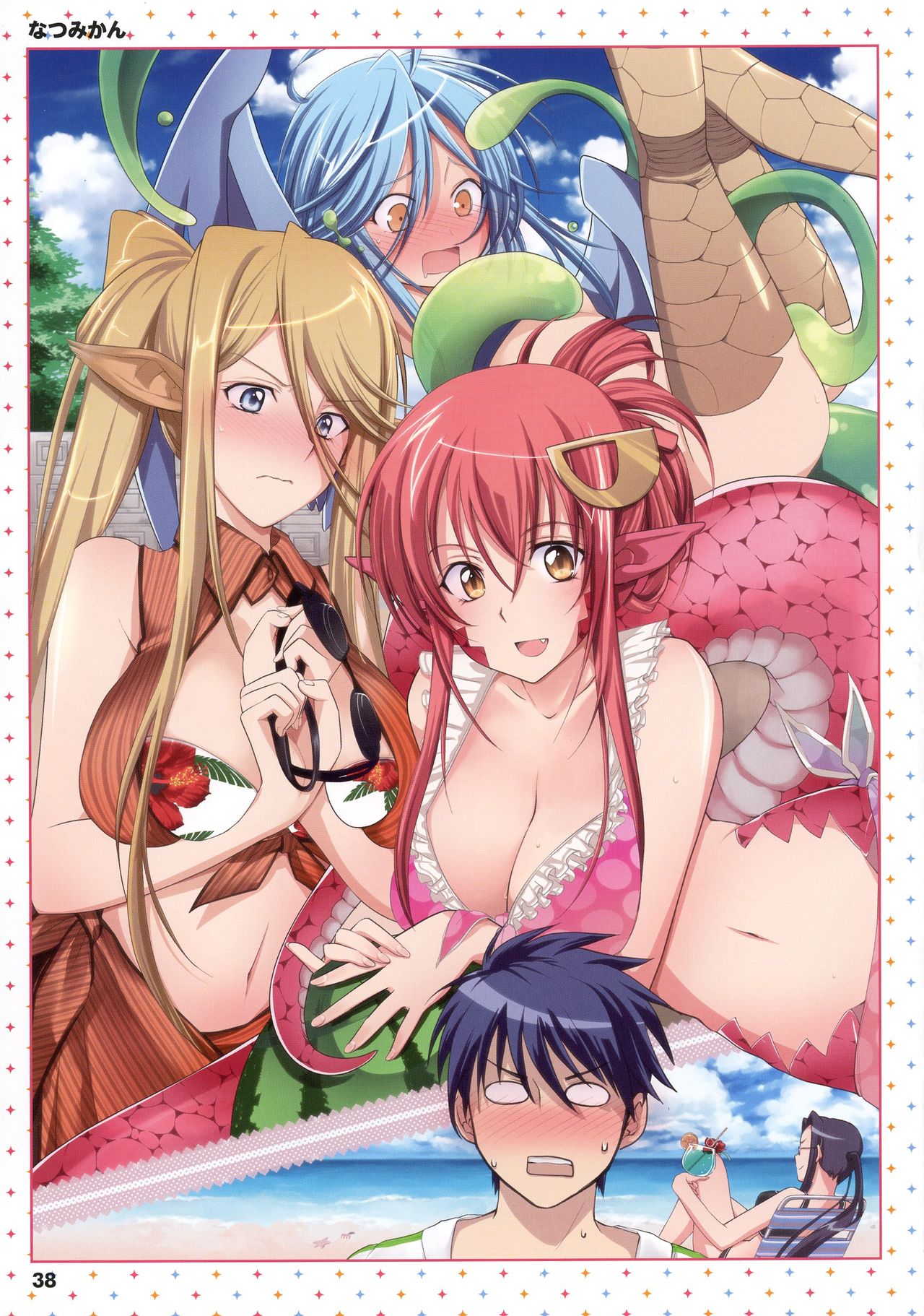Monster Musume no Iru Nichijou -Everyday Life with Monster Girls- ANOTHER CREATOR VISUAL FAN BOOK page 38